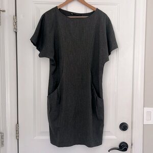 Zara Gray Shift Dress